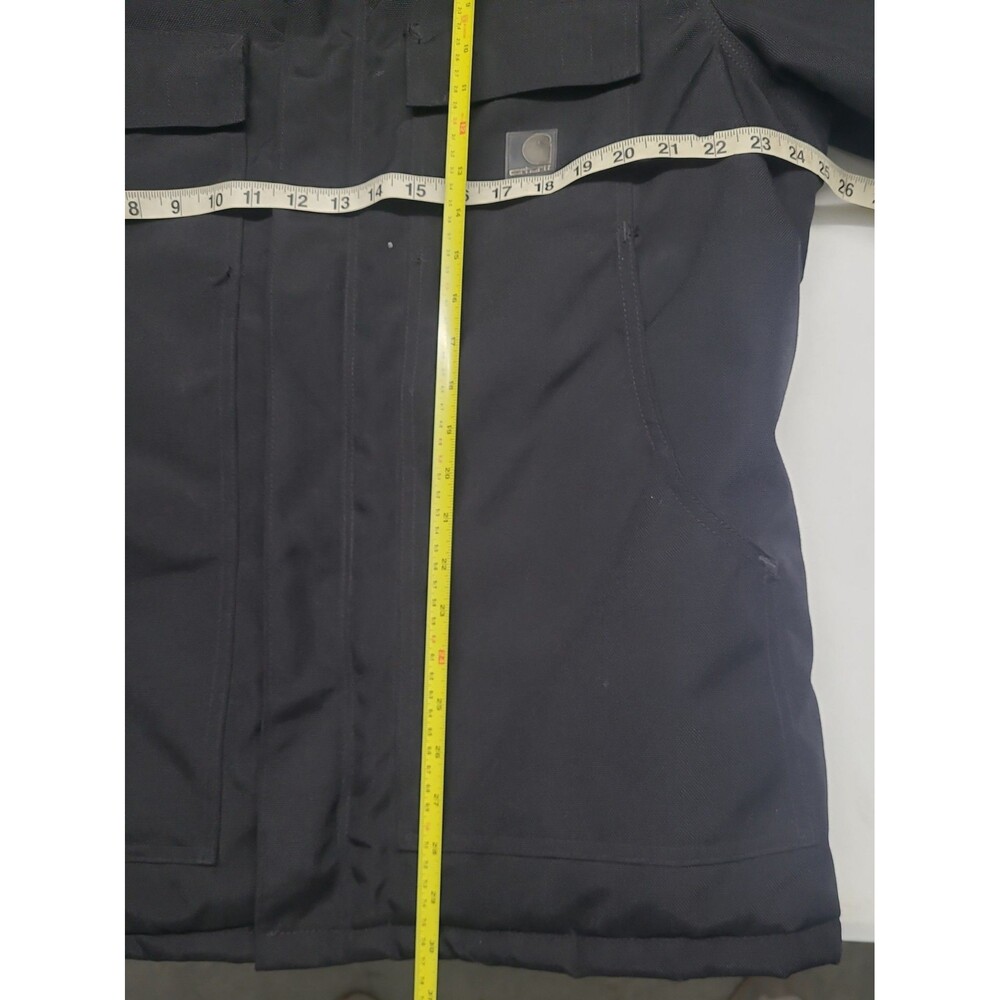 Vtg Carhartt C55 Yukon Extremes Arctic-Quilt Lined Chore Coat Corduroy Collar - Picture 11 of 12